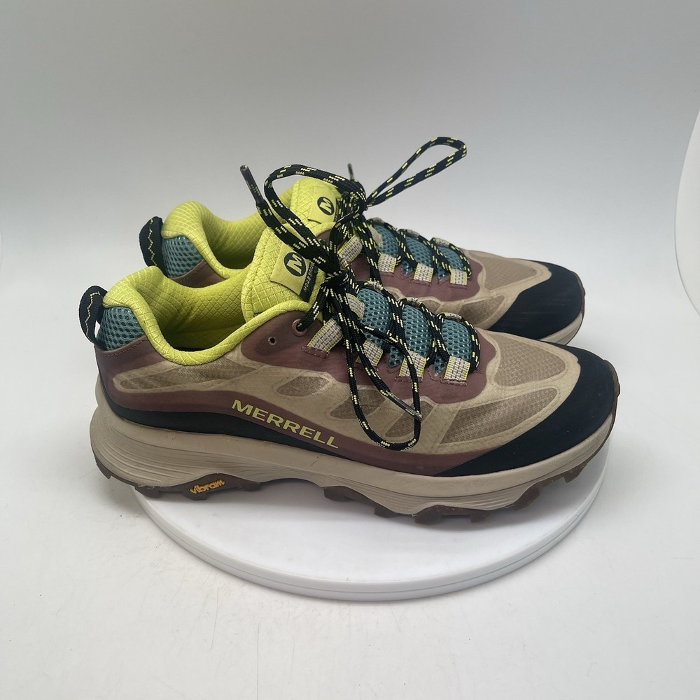 Merrell Shoes Womens 9 Moab Speed Solution Eco Dye Hiking Trail Running J067112